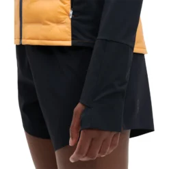 On Running On Climate Jacket Women - Mango & Black -On Running on running climate jacket women mango black 7 1279404