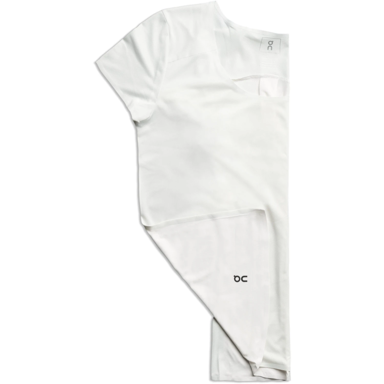 On Running On Performance-T Women Running Shirt - Ice & White 2 On Running On Performance-T Women Running Shirt - Ice & White - Image 2