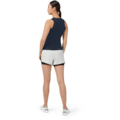 On Running Shorts Women - Glacier & Black -On Running on running shorts women glacier black 4 949136