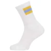 On Running On Tennis Sock Women - White & Mustard