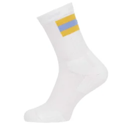 On Running On Tennis Sock Women - White & Mustard