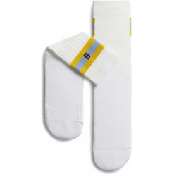On Running On Tennis Sock Women - White & Mustard -On Running on running tennis sock white mustard 1 1263239 1