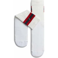On Running On Tennis Sock - White & Red -On Running on running tennis sock white red 1 1263258