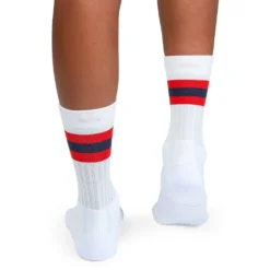 On Running On Tennis Sock Women - White & Red -On Running on running tennis sock women white red 3 1263286
