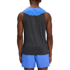 On Running On Tank-T Running Shirt - Cobalt & Black -On Running on tank t running shirt cobalt black 6 1427773