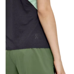 On Running On Tank-T Women Running Shirt - Creek & Black -On Running on tank t women running shirt creek black 4 1427924