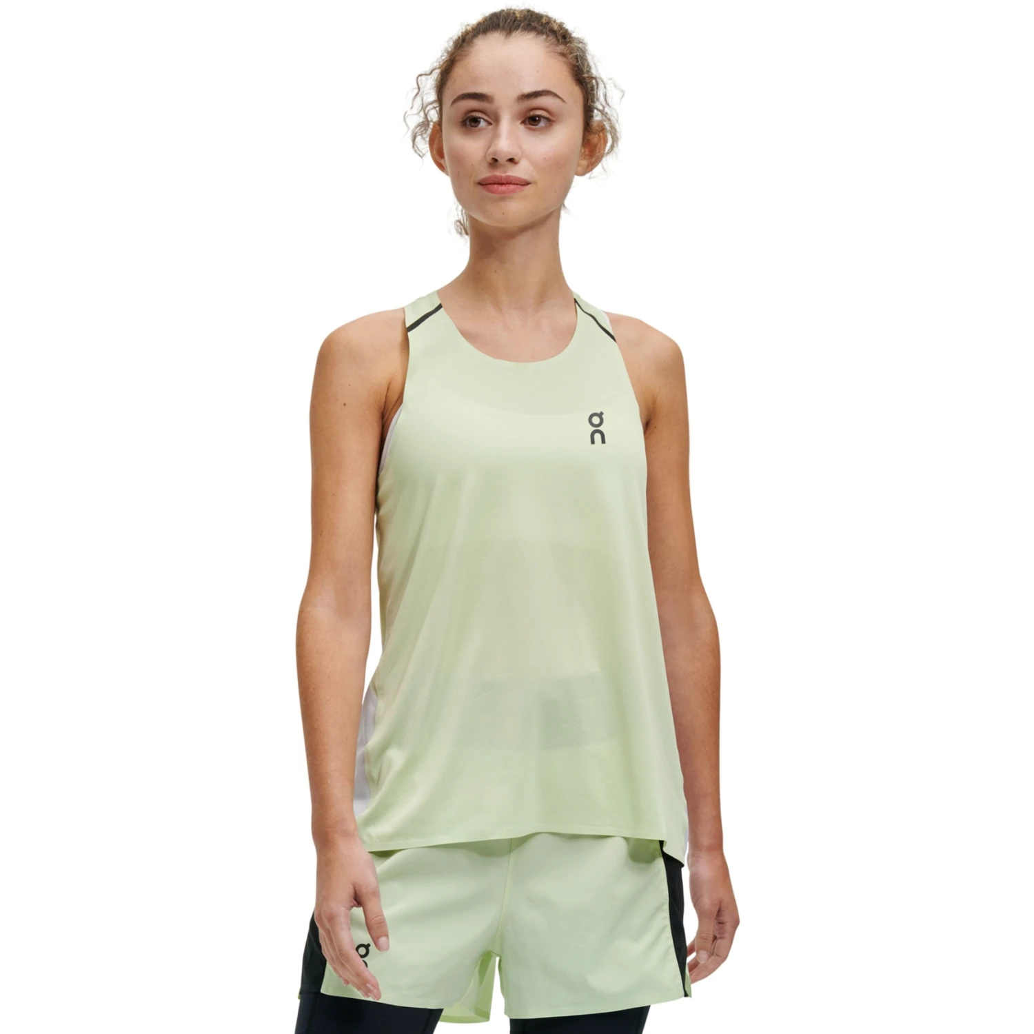On Running On Tank-T Women Running Shirt - Meadow & Glacier 1 On Running On Tank-T Women Running Shirt - Meadow & Glacier