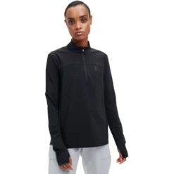 On Running On Trail Breaker Women Long Sleeve Running Shirt - Black