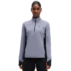 On Running On Trail Breaker Women Long Sleeve Running Shirt - Granite & Black