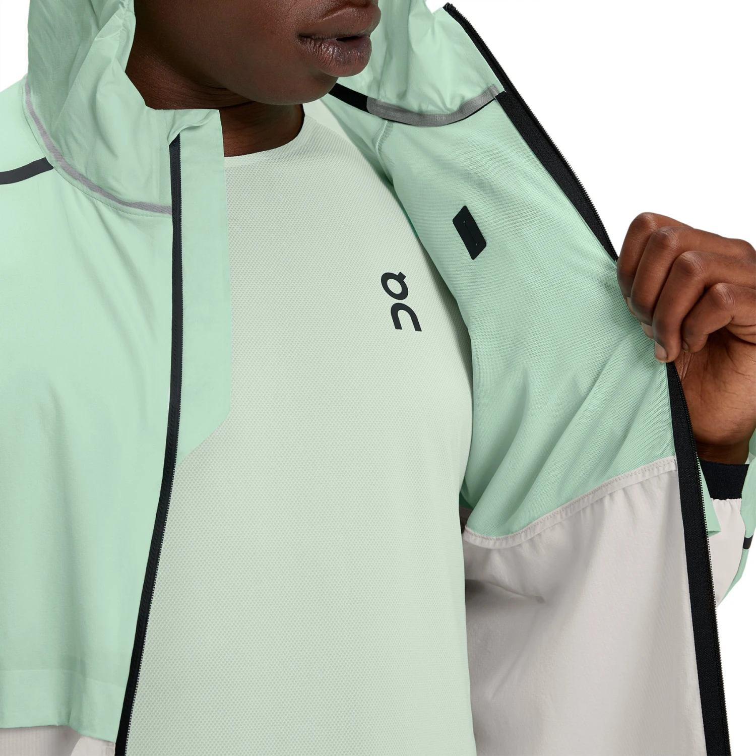 On Running On Weather Jacket - Creek & Pearl 7 On Running On Weather Jacket - Creek & Pearl - Image 7